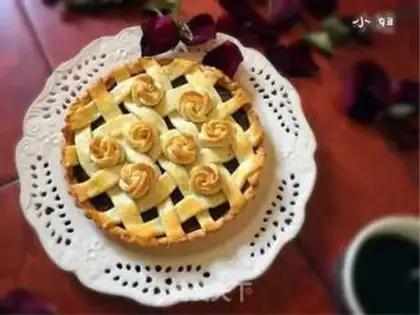 Make Rose bean pie step 24