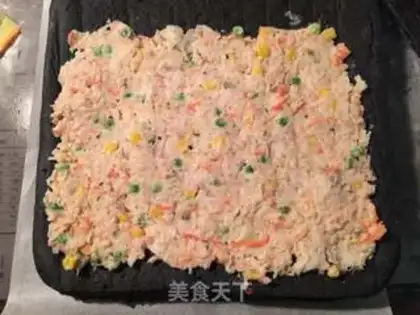 Make Crab willow mashed peas and burrito step 12