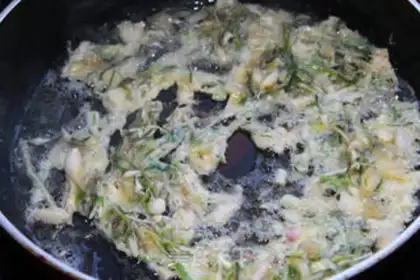 Make Wild onion egg sauce step 5