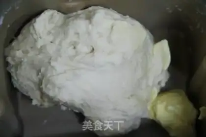 Make Cream cheese hands tore bread step 1