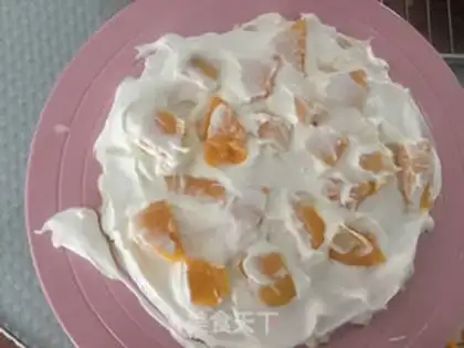 Make Fruit cream cake step 3