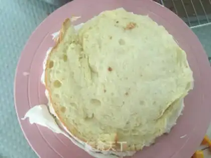 Make Fruit cream cake step 4