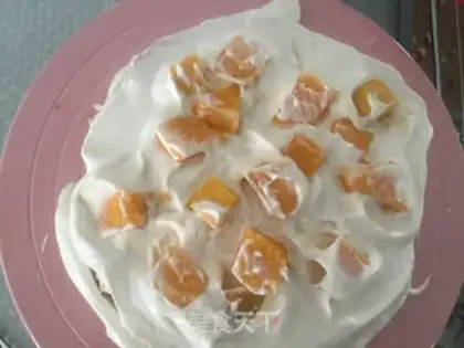 Make Fruit cream cake step 6