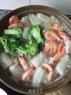 Make Shrimp chopstick soup step 8