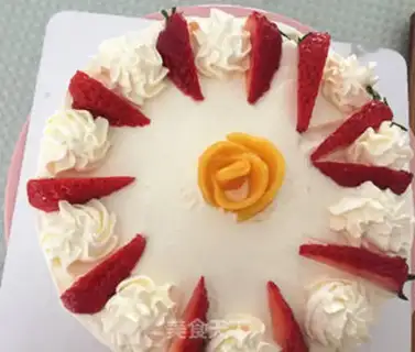 Make Fruit cream cake step 12