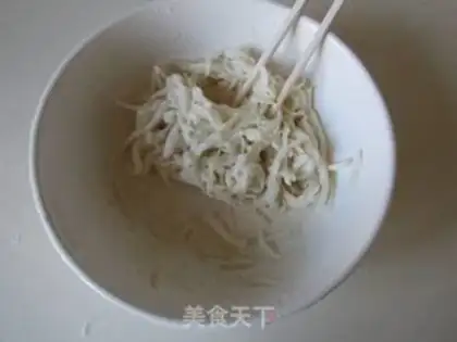 Make A white radish step 4