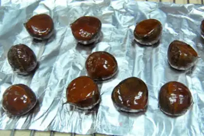 Make Baked chestnuts step 3