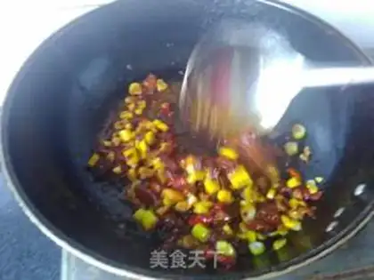 Make Pyramid rice powder step 4
