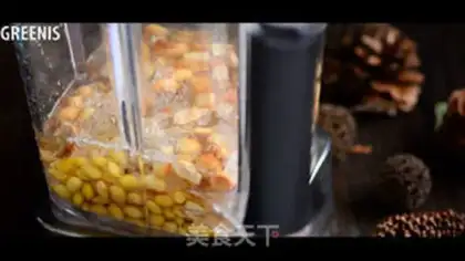 Make Peanut bean milk step 1