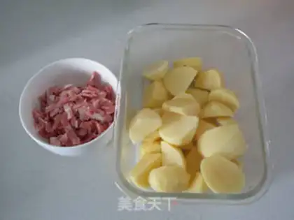 Make Cheese bacon mashed potatoes step 1