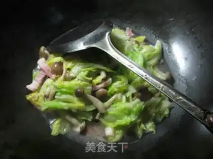 Make Chestnut crab-flavored cabbage step 7