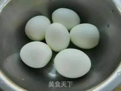 Make Fancy tea eggs step 1