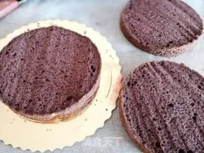 Make Black forest cake step 16