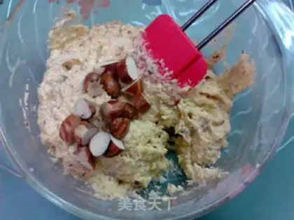 Make Pineapple pineapple rib butter cake step 8