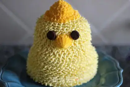 Make Cake of chickens step 13