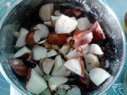 Make Sour cream pineapple rib cake step 1
