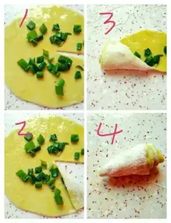 Make Onion waffles step 2