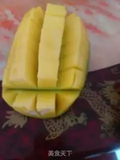 Make Mango ice step 0