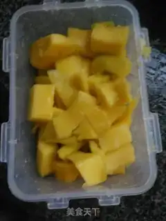 Make Mango ice step 1