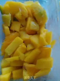 Make Mango ice step 2
