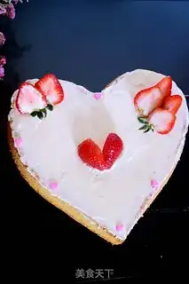 Make Eight inches of strawberry cake step 19