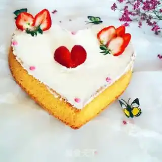 Make Eight inches of strawberry cake step 21