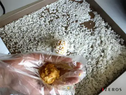 Make Pearl rice balls step 4