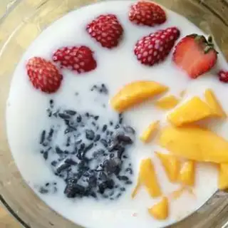 Make Mango black rice step 2