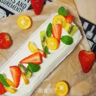 Make Five colours of tea and fruit cake rolls step 12