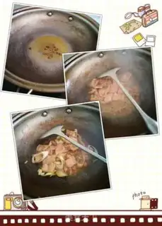 Make ♪ Mustard blue heart fried meat ♪ step 3