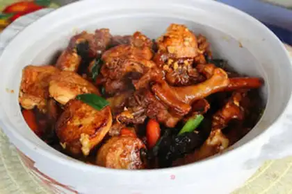 Make Dry pots and chickens step 18