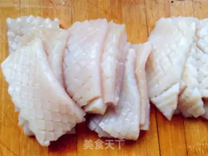 Make Korean spicy squid step 2
