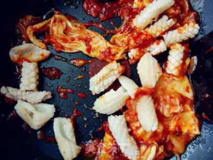 Make Korean spicy squid step 5