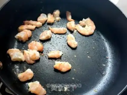 Make Shrimp mushroom tofu step 1