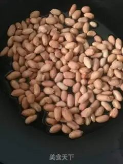 Make Spinach with peanuts step 2