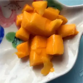 Make Chicken head, mango, Simirou step 1