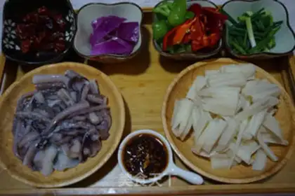 Make Rockpot squid step 1