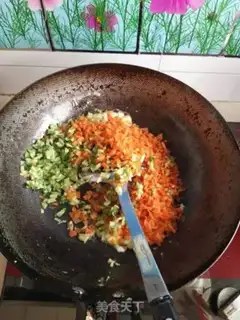 Make Egg fried rice step 2