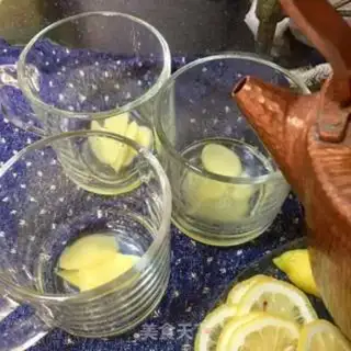 Make Lemon ginger beverage step 4