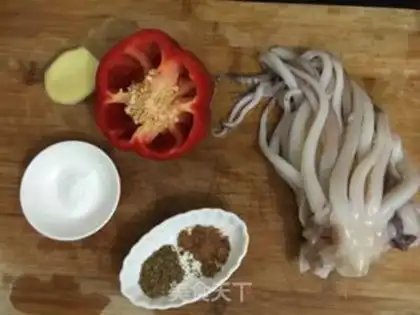Make Dry squid shaving step 0