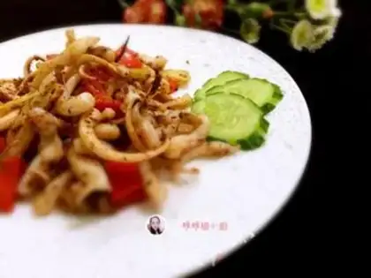 Make Dry squid shaving step 13