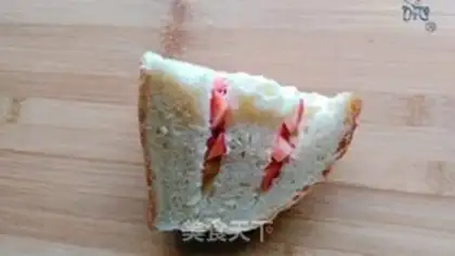 Make Strawberry cheese bag step 13