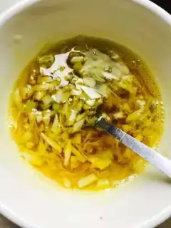 Make Onion waffles step 3