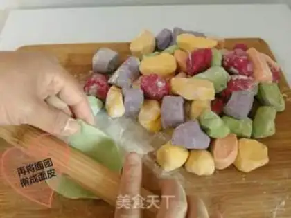 Make Vegetable dumplings step 7