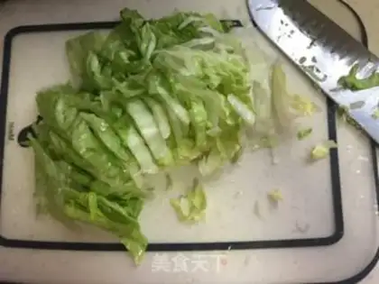 Make Crab willow salad step 2