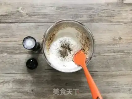 Make Black pepper walnut handmade cookies step 3