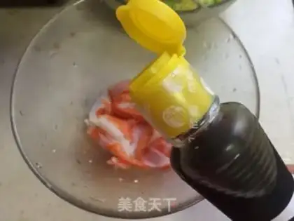 Make Crab willow salad step 6