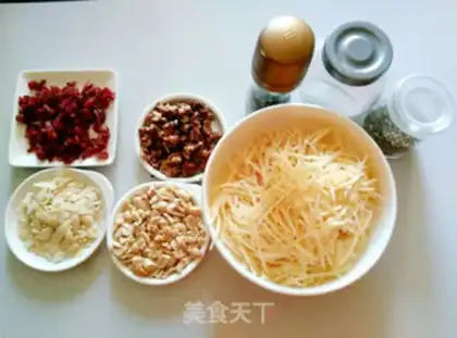 Make Nuts and cheese step 1