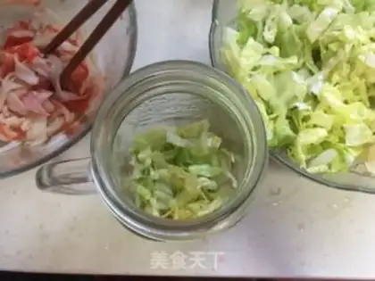 Make Crab willow salad step 8