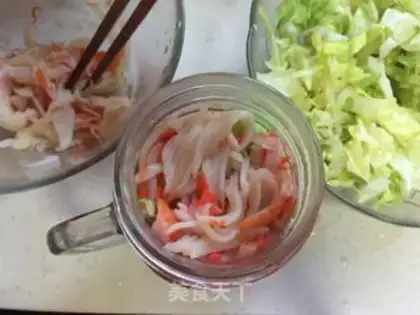 Make Crab willow salad step 9